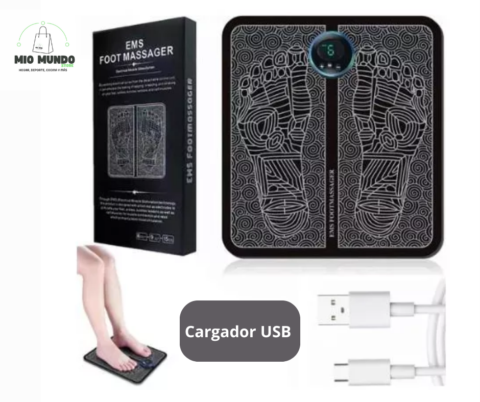 Masajeador de pies eléctrico portátilUSB